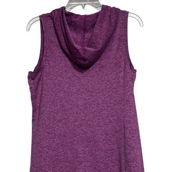 TEK Gear DryTEK Activewear Dress Women's Medium Purplish Pink Sleeveless Hooded - Picture 6 of 7